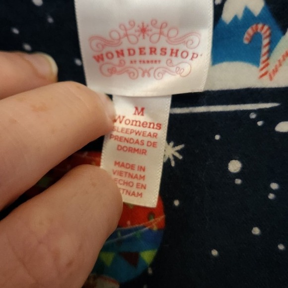 Sleep shirt Christmas hot air balloon night shirt holiday M medium  wondershop - Picture 8 of 10